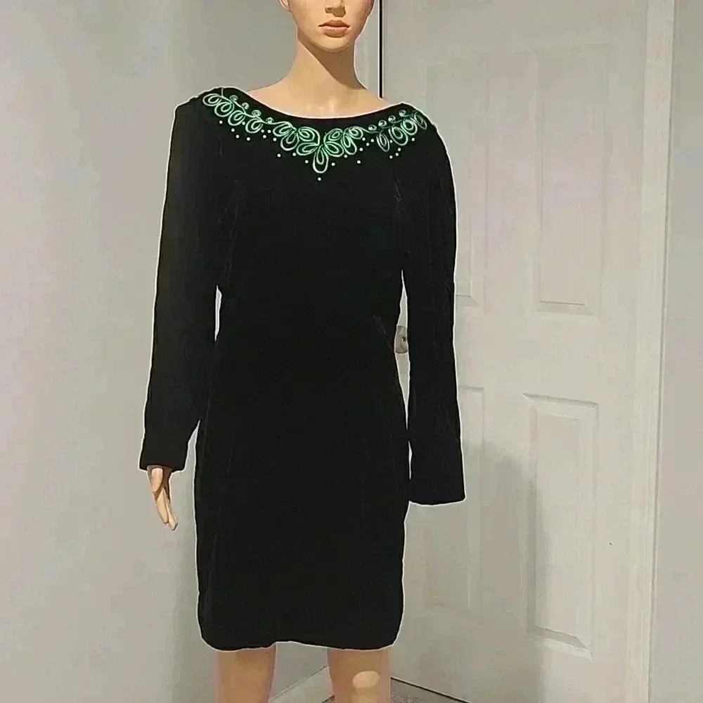 Nicole studio  new york vintage 80s  dress